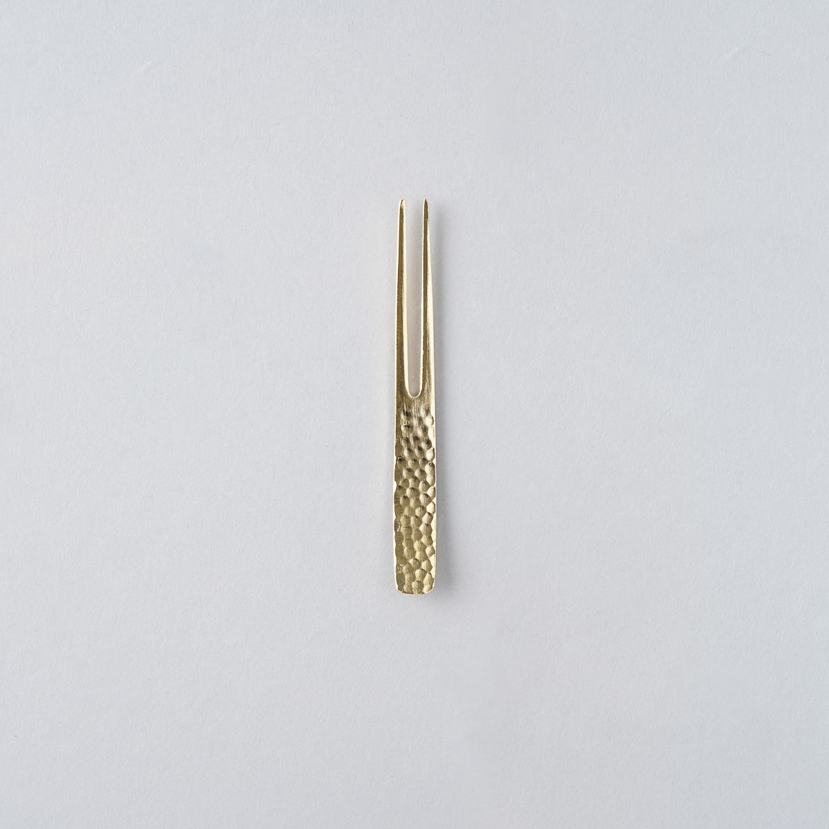 新潟燕カトラリー かんざし ピックフォーク 槌目 9cm